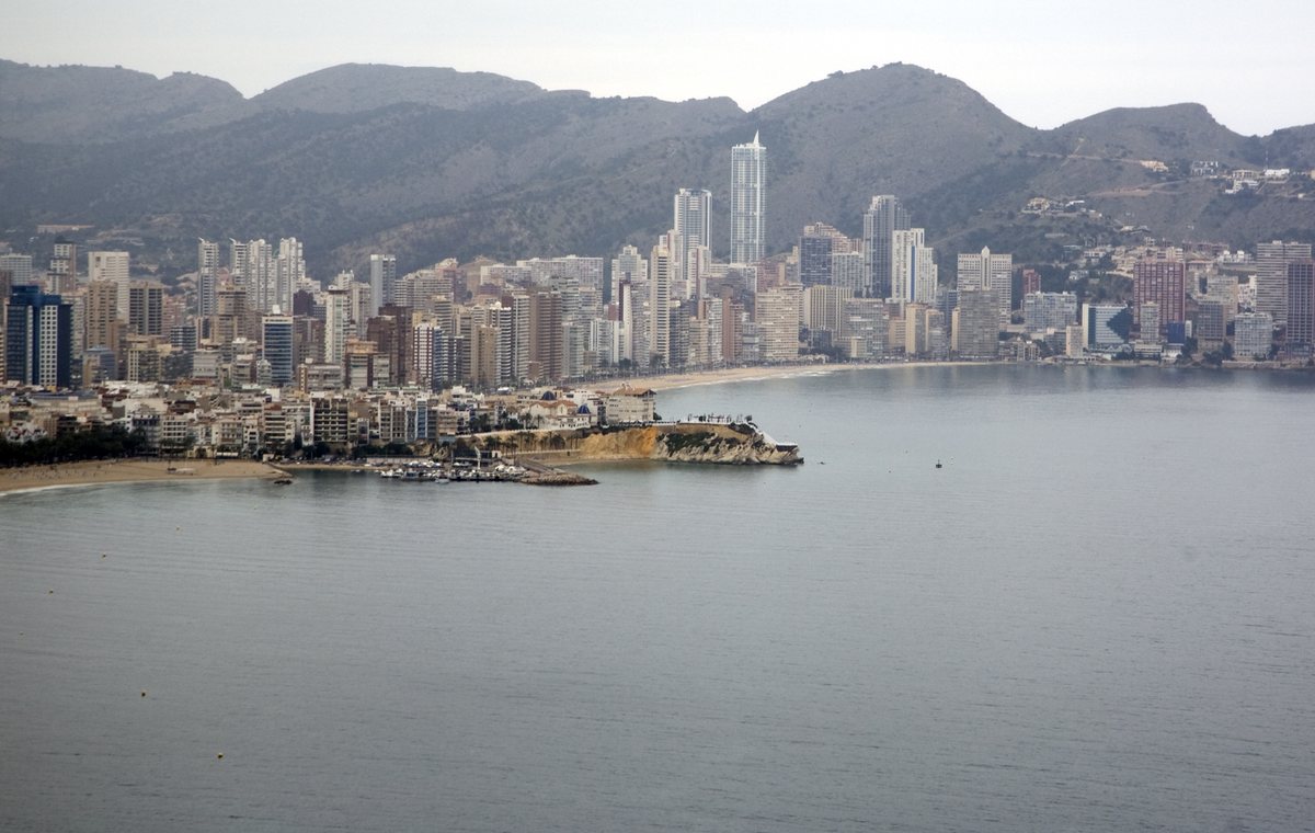 Benidorm city photo for travel to Valencia
