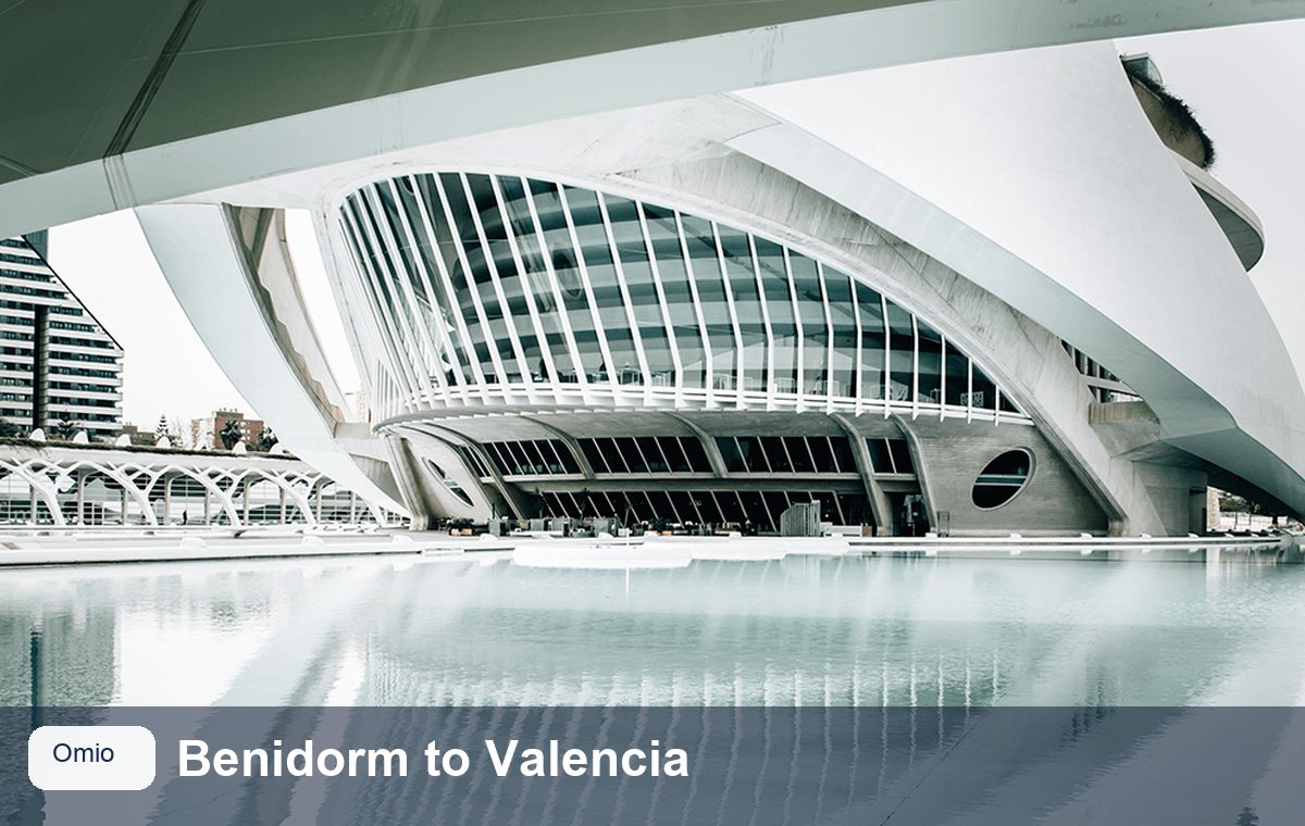 Route image for buses from Benidorm to Valencia