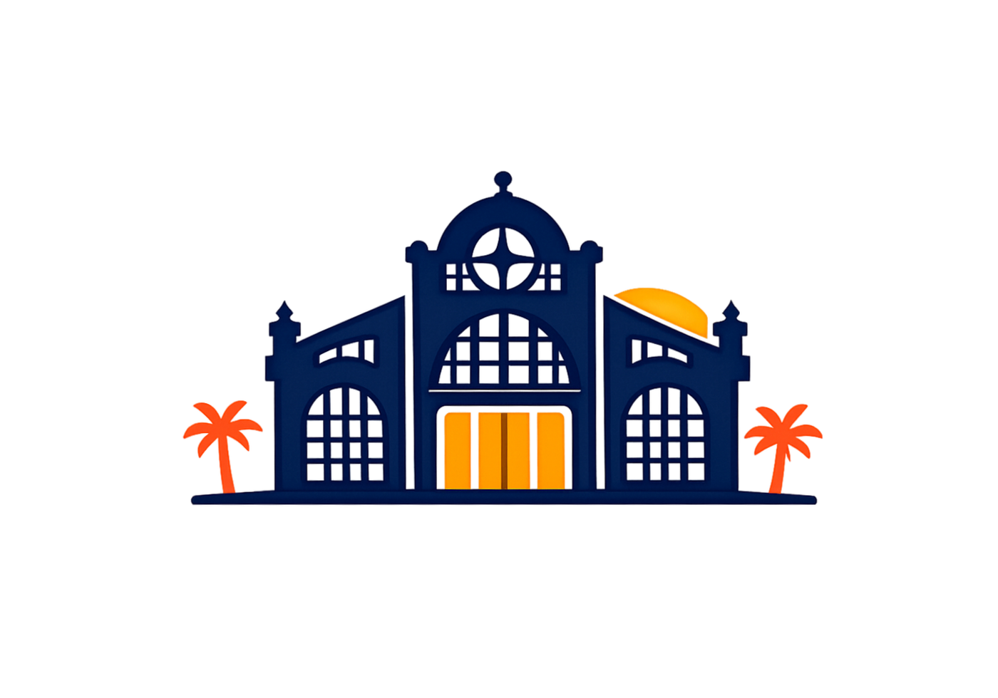 Mercado Central hero illustration