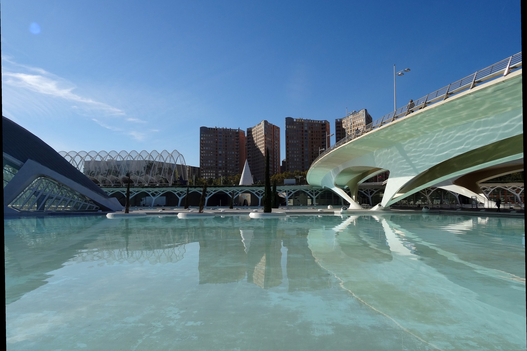 Ciudad de las Artes y las Ciencias zona en Valencia