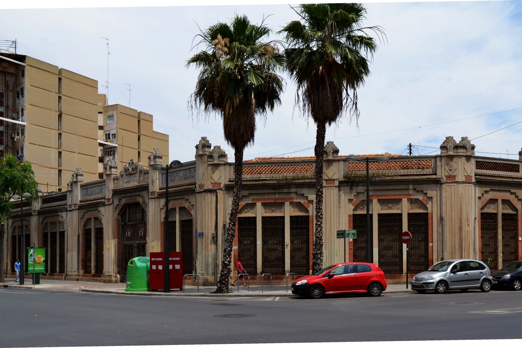 Bombas Gens arts centre facade in Valencia
