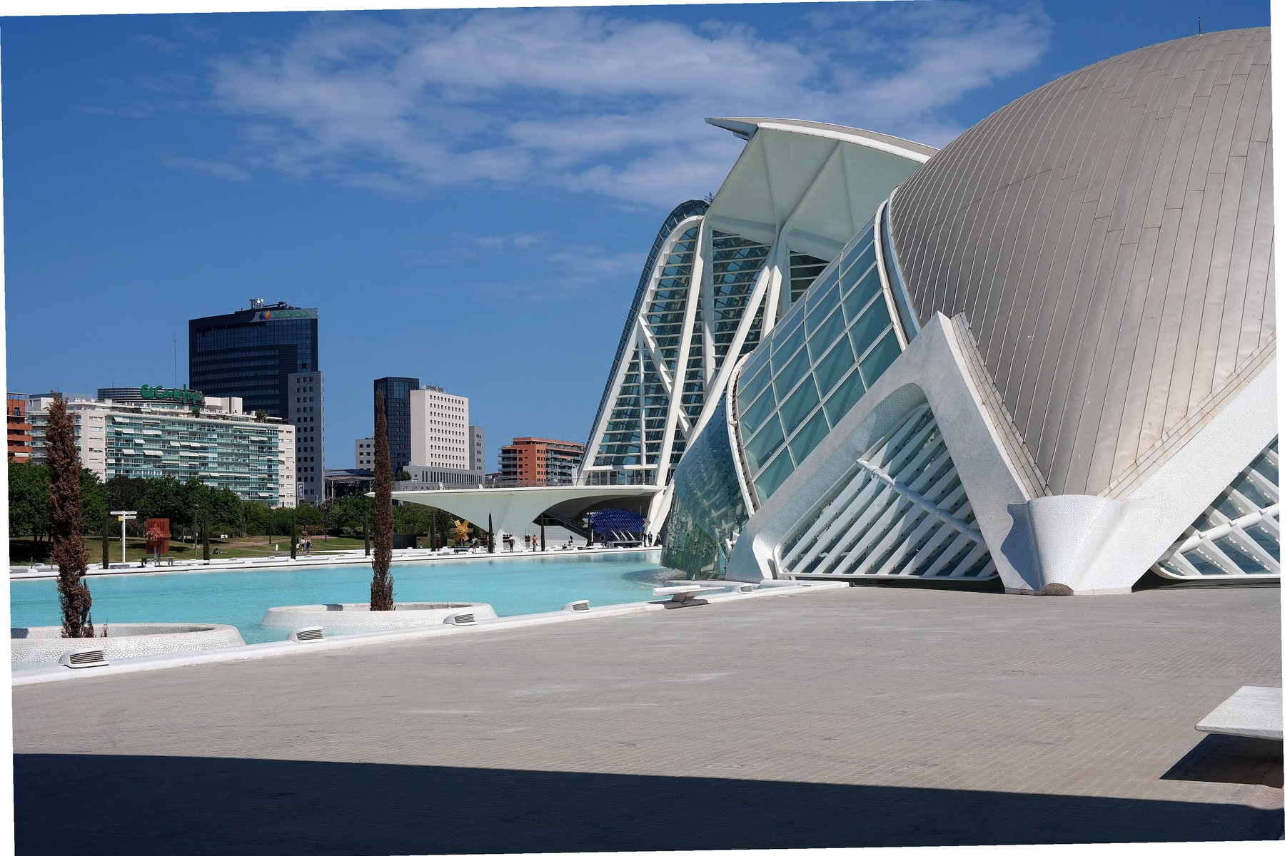 City of Arts and Sciences white architecture in Valencia