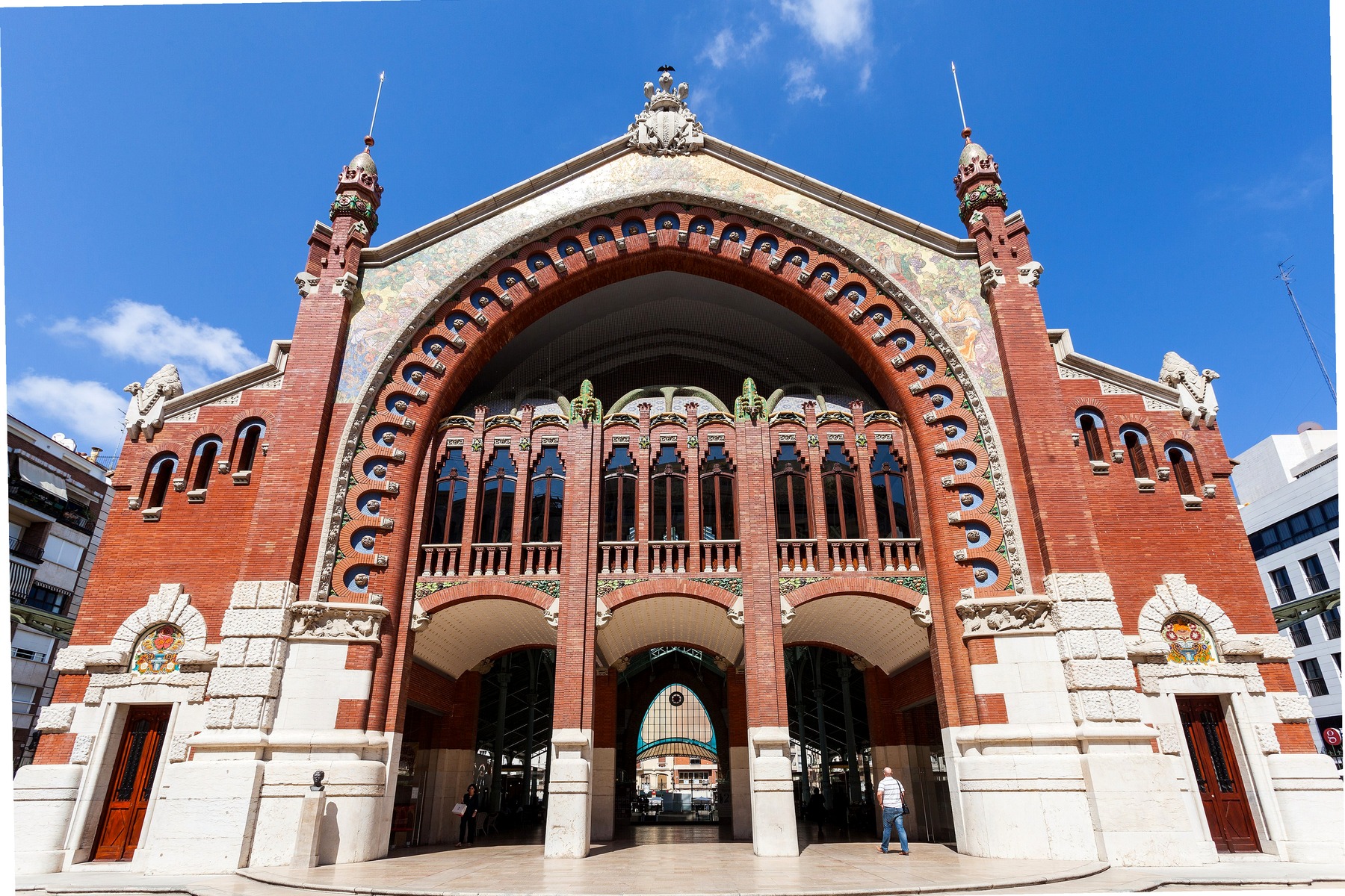 Mercado de Colon modernist market hall in Valencia