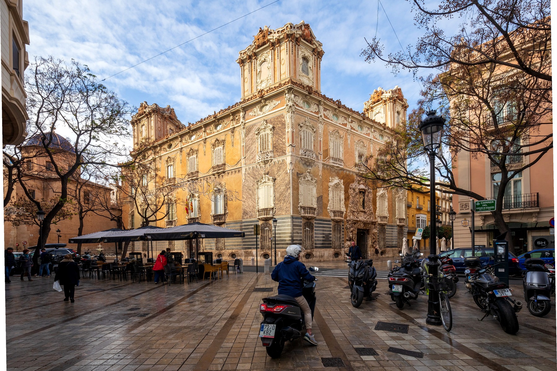 Palacio del Marques de Dos Aguas ceramics museum facade in Valencia
